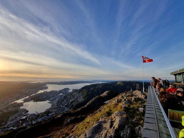 Bergen viewed from mount ulriken