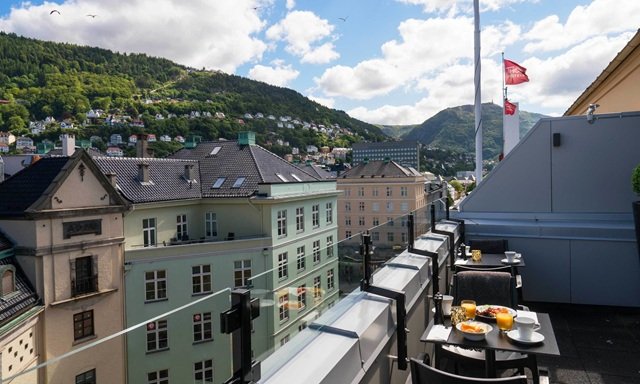 Thon Hotel Bristol Bergen roof balcony